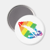 Giftlippen Magnet (Vorderseite/Rückseite)