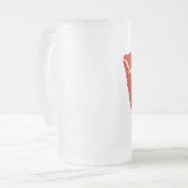 Giftlippen Mattglas Bierglas (Vorderseite Links)