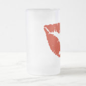 Giftlippen Mattglas Bierglas (Mittel)