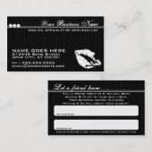 Giftlippen verweisen eine Freundkarte Empfehlungskarte (Vorne/Hinten)