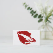 Giftlippen Visitenkarte (Stehend Vorderseite)