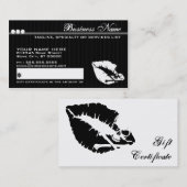 GiftlippenGeschenkgutschein Rabattkarte (Vorne/Hinten)