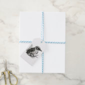 Giftmarken für gefährdete Vögel Geschenkanhänger (Mit Garn)