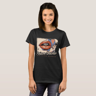 Giftmischer Mid-Life-Crisis Retro-Pop-Art-Lippen T-Shirt