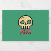 Giftmittel Alkoholflaschenetikett (Einzelnes Label)