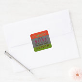 GIFTMÜLL ~ Aufkleber (Umschlag)