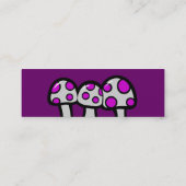 Giftmushroom-Visitenkarten Mini Visitenkarte (Rückseite)