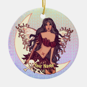 Giftornament der Giftfee Keramik Ornament