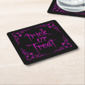 Giftpapier Untersetzer Poison Purple Trick or Trea (angewinkelt)