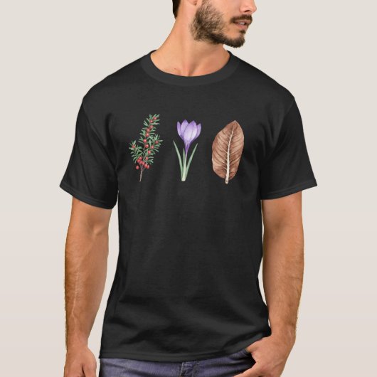Giftpflanzen mit Textkunst T-Shirt (Vorderseite)
