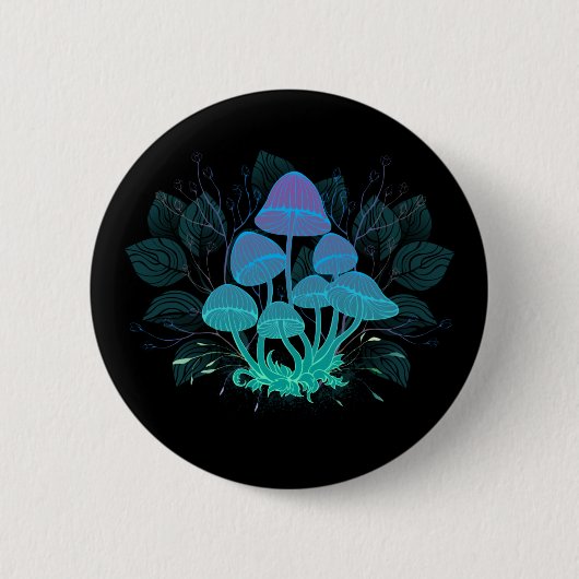 Giftpilze in Büschen Button (Vorderseite)