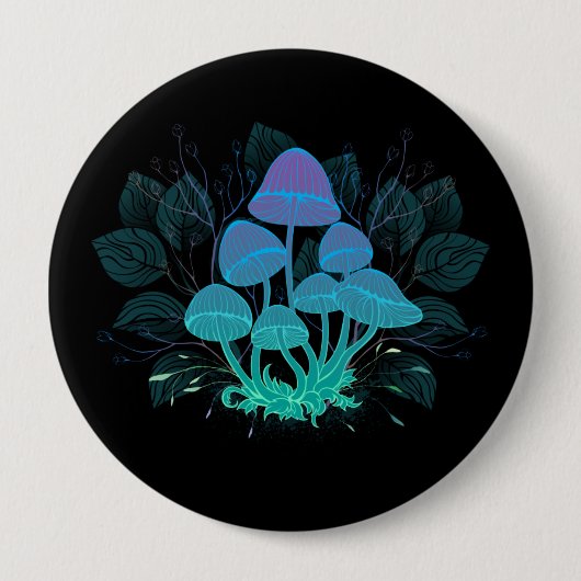 Giftpilze in Büschen Button (Vorderseite)