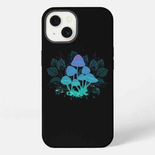 Giftpilze in Büschen iPhone Hülle (Rückseite)