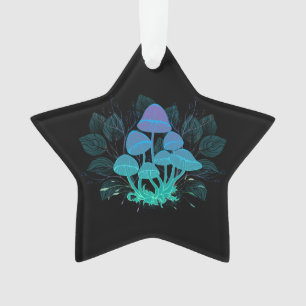 Giftpilze in Büschen Ornament