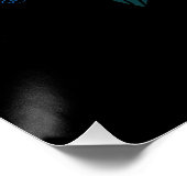 Giftpilze in Büschen Poster (Ecke)