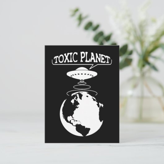 Giftplanet | Umweltschutz Postkarte (Stehend Vorderseite)