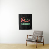 Gifts Dad | Proud Father Wandteppich (Beispiel)