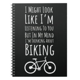 Gifts For Cyclists Cycling Biking Bike Bicycling  Notizblock