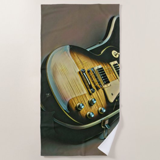 Gifts for guitarist strandtuch (Vorderseite)