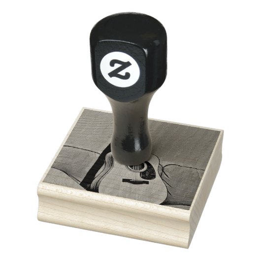 Gifts for guitarists gummistempel (Stempel)