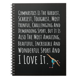 Gifts For Gymnastics Lover Gymnast Girls Sports Notizblock