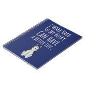 Gifts For Husky Owners Lovers Pet Siberian Dog Notizblock (Linke Seite)