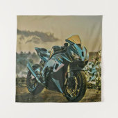 Gifts for motorcyclist wandteppich (Vorderseite)