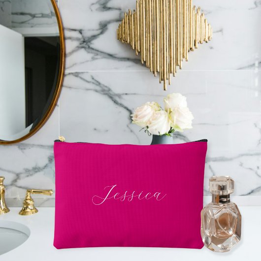 Gifts for the maid of honor, Makeup bag for her Zubehörtasche