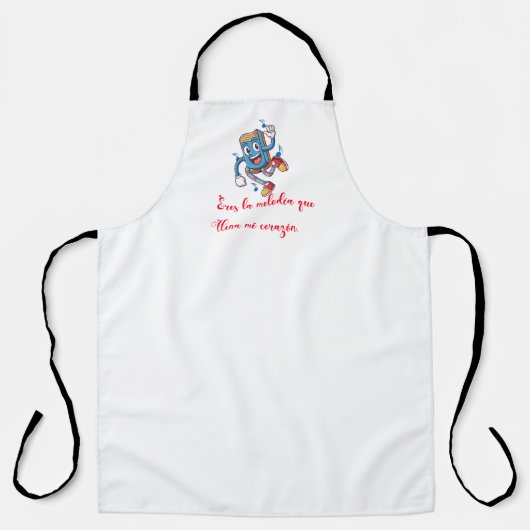 Gifts for Valentine day funny melody Schürze (Vorderseite)