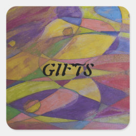 GIFTS STICKER TAGS VON KÜNSTLER PAULA REILLY.