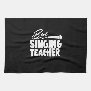 Gifts Teacher   Best Singing Teacher Geschirrtuch
