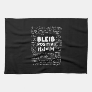 Gifts Teacher Bleib Positiv Math Teacher Geschirrtuch