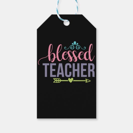 Gifts Teacher | Blessed Teacher Geschenkanhänger (Vorderseite)