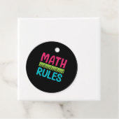 Gifts Teacher | Math Rules Geschenkanhänger (Beispiel)