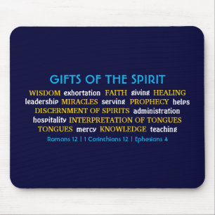 GIFTS VON SPIRIT Inspirational Blau CHRISTLICH Mousepad