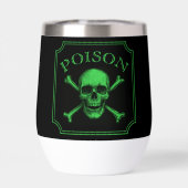 Giftschädel und Crossbones, Halloween-Design Print (Rückseite)