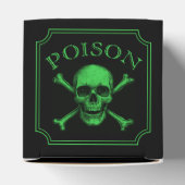 Giftschädel und Crossbones, Halloween-Design Print Geschenkschachtel (Oben)