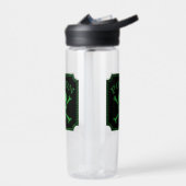 Giftschädel und Crossbones, Halloween-Design Print Trinkflasche (Links)