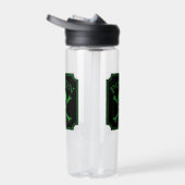 Giftschädel und Crossbones, Halloween-Design Print Trinkflasche (Rechts)