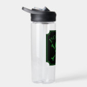 Giftschädel und Crossbones, Halloween-Design Print Trinkflasche (Rechts)