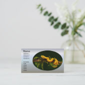 Giftschlange aus Costa Rica Visitenkarte (Stehend Vorderseite)