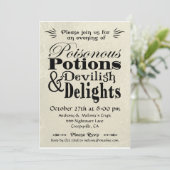 Giftstoffe Einladung (Stehend Vorderseite)