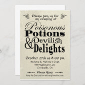 Giftstoffe Einladung (Vorne/Hinten)