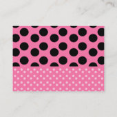 Gifttisch Visitenkarte (Rückseite)