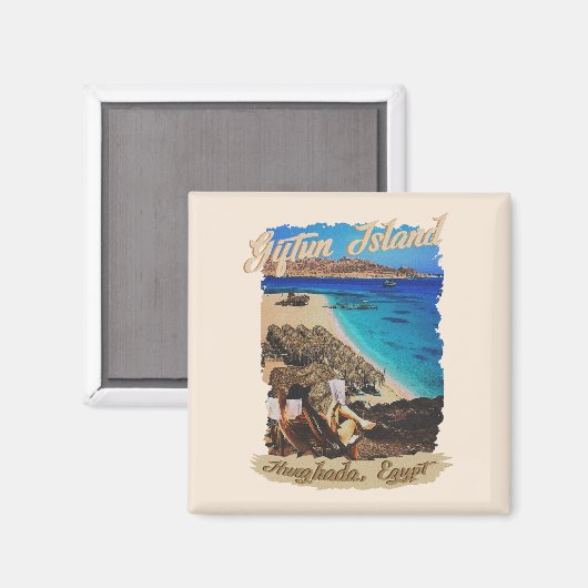 Giftun Island Magnet (Vorderseite/Rückseite)