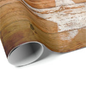 Giftwrap beunruhigte hölzernes Korn gemalten Geschenkpapier (Rolleneckpunkt)