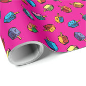Giftwrap - Chanukah Gift Wrapping Paper - Judaika Geschenkpapier (Rolleneckpunkt)