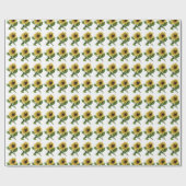 Giftwrap:  Sonnenblumen Geschenkpapier (Flach)