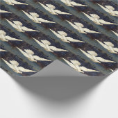 Giftwrap:  Taube nachts Geschenkpapier (Ecke)