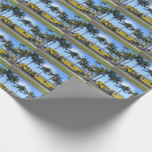 Giftwrap: Waikiki Feuer-Motor Geschenkpapier (Ecke)